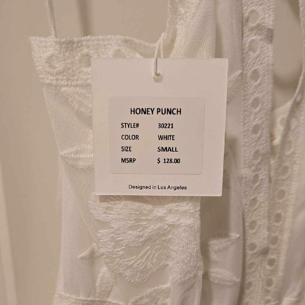 Honey Punch White Sheer Lace Maxi Dress - 💥Host Pick - Picture 4 of 4